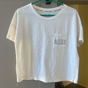 Rae Dunn XS Blessed T-Shirt